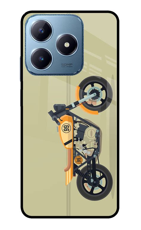 Buy Now Vertical Speedster Glass Case for Realme C63 Online | Casekaro