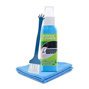 Eightiz (Pack of 1) 3-in-1 Screen Cleaning Kit with Soft Brush ...