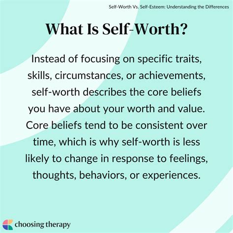 What Does Self-Worth Mean Example at Adrienne Maldonado blog
