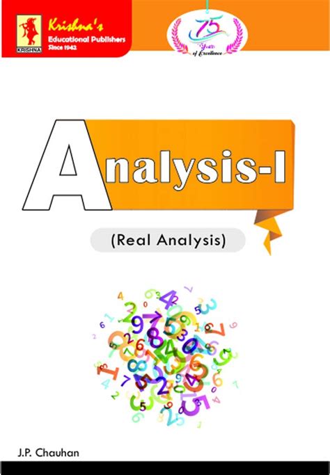 Krishna's Analysis -I (Real Analysis) | Post Graduate Books | Code 852 ...