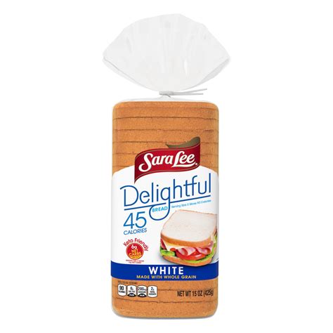 Sara Lee Wheat Bread Nutrition Label