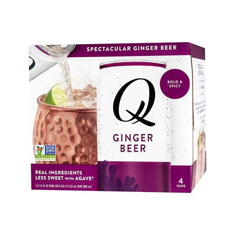 Buy Q Mixers, Soda Ginger Beer, 7.5 Fl Oz Cans, 4 Pack Online at Lowest ...