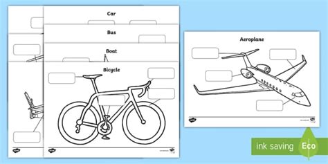 Transportation Labeling Worksheet 的图像结果