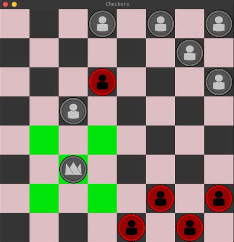 Image result for Checkers Python Pygame GitHub