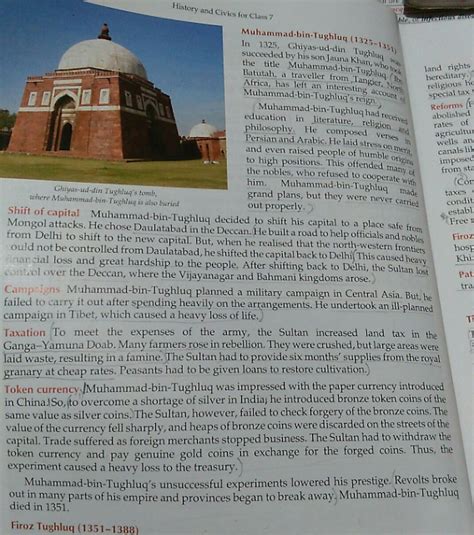 Why did Mohammed Bin Tughlaq decide to change his capital from Delhi to ...