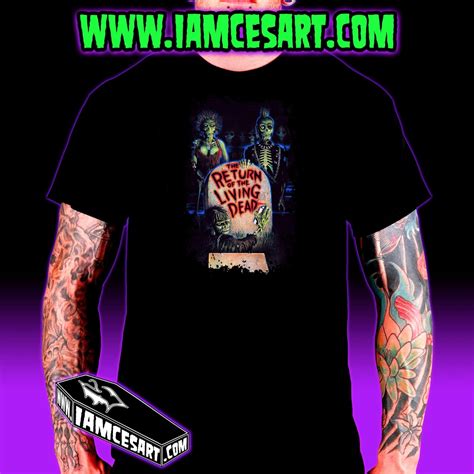 Return of the Living Dead Men's DTG Tee 100% Cotton Zombies movie 80s ...