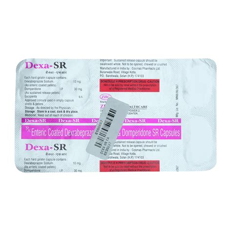 Dexa-SR Capsule 10's Price, Uses, Side Effects, Composition - Apollo ...