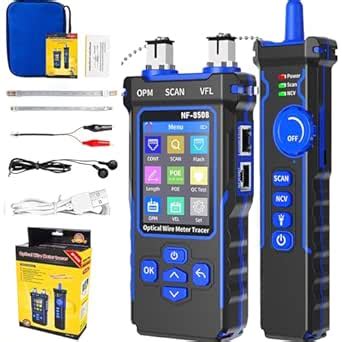 NF-8508 Network Cable Tester with Optical Power Meter 10mw Visual Fault ...