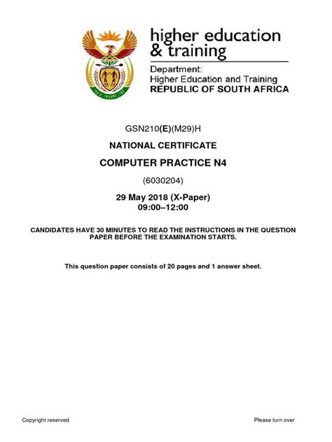 N4 Computer Practice Exam Papers 的图像结果