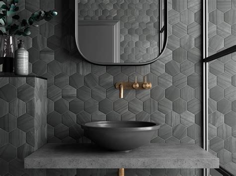 Lithos Hexagon | Porcelain Tile | Look Marbre | Floor & Wall