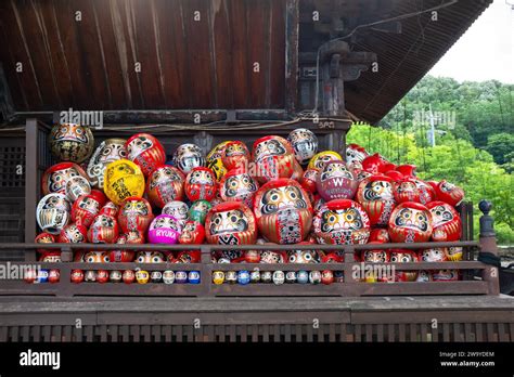 Daruma dolls at Shorinzan Daruma Temple in Takasaki