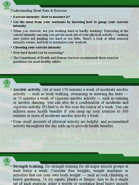 Intensity of Exercise 的图像结果