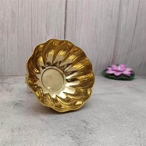 Imported Brass Coated Jamoon Bowl – onesilver.in