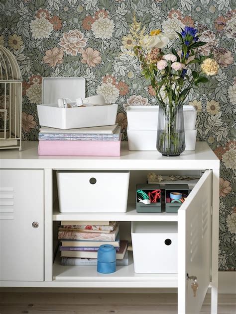 IKEA PS cabinet, white, 119x63 cm (467/8x243/4") - IKEA