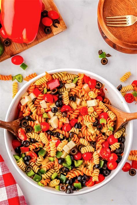 Rotini Pasta Salad - The Cozy Fork