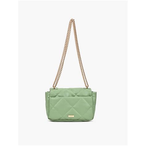 Buy Kazo Green Diamond Quilted Sling Bag Online