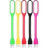 Set of 2 piece Mini USB LED Light Adjust Angle / bendable Portable ...
