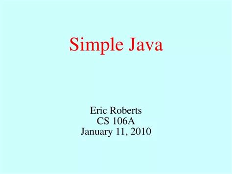 Java Simple Language 的图像结果