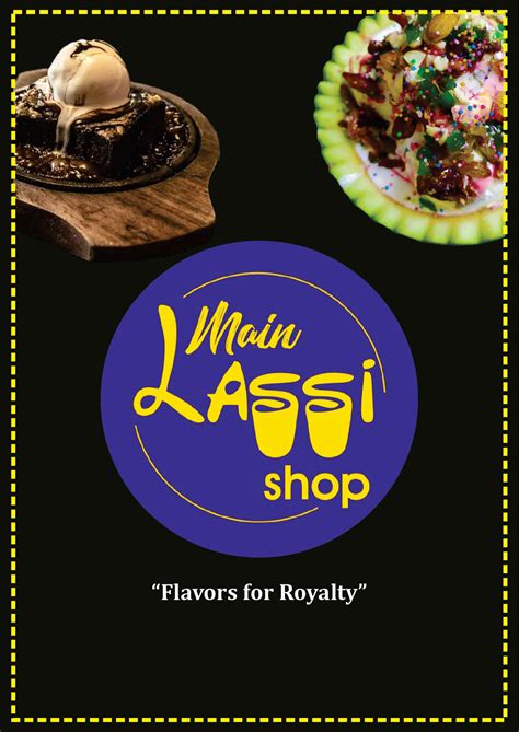 Main Lassi Shop - Menu
