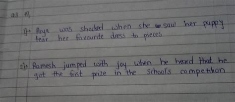 Q.4.A. Frame 'Wh' questions to get the underlined parts as answer. 1 ...