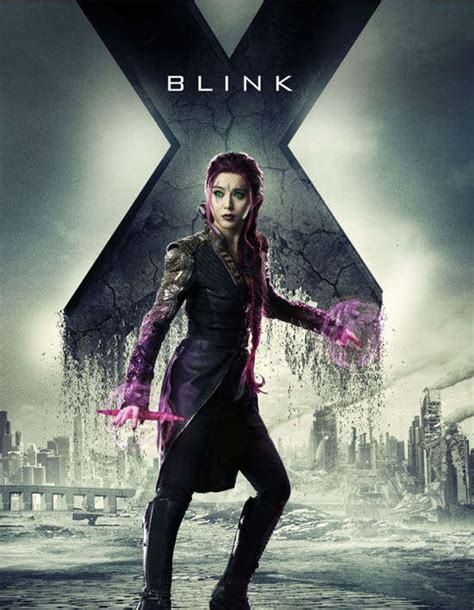《X战警》范冰冰饰演Blink紫色变种人角色图片_影视娱乐网