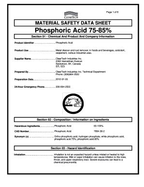 Easy Titration Phosphoric Acid - Fill Online, Printable, Fillable ...