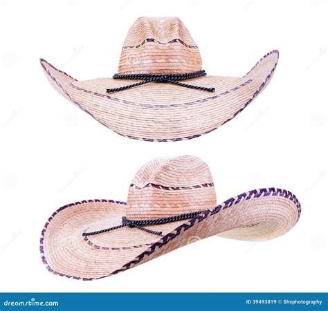 Cowboy Style Sombrero Hats stock image. Image of mexican - 39493819