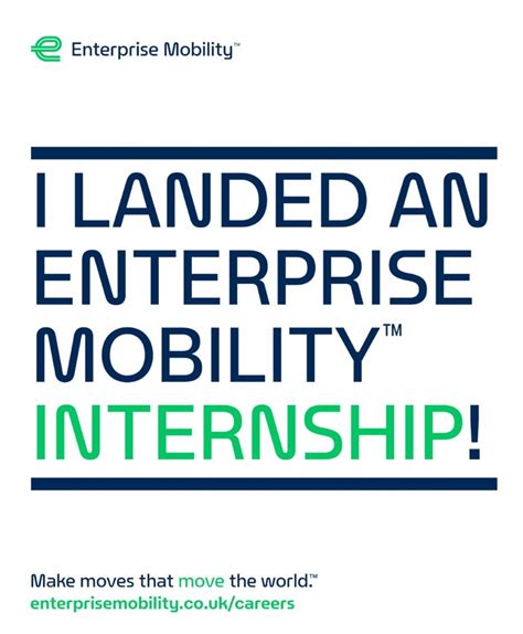 I am delighted to announce that I have accepted a 3-month Summer Internship with Enterprise ...