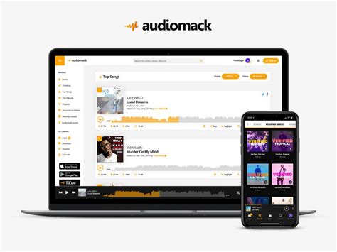 Screenshot of Audiomack - Search