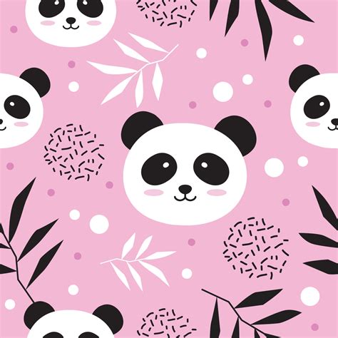 Cute Pink Panda Wallpaper