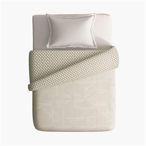 Buy PORTICO Melange Beige Printed Cotton Single Bed Duvet Cover ...