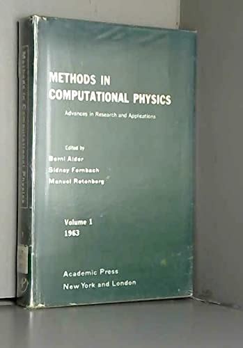 Buy Statistical Physics (v. 1) (Methods in Computational Physics) Book ...
