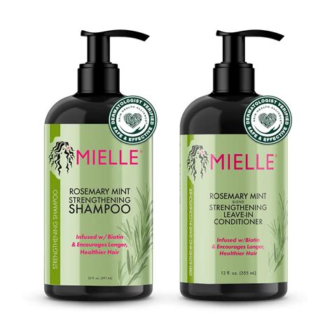 Amazon.com : Mielle Organics Rosemary Mint Strengthening Shampoo and ...