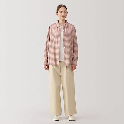 ÁO SƠ MI NỮ CỔ BẺ DÀI TAY VẢI FLANNEL CHẢI HAI MẶT Nữ XL Kẻ hồng khói ...