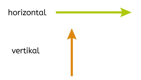 Begriffe: horizontal und vertikal - lernen mit Serlo!