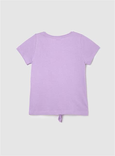 Buy Girls Graphic T-shirt with Knotted Hem Online at just Rs. 299.0 ...