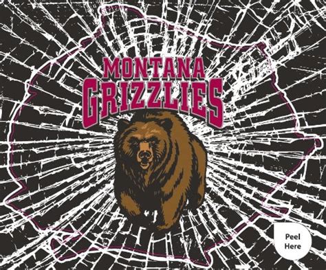 Montana Grizzlies Shattered Auto Decal (12 x 10 -inch) : Amazon.in: Car ...
