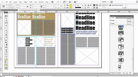 Magazine Layout Template Indesign