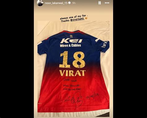 Virat Kohli gifts signed jersey to Noor Ahmad after getting dismissed ...