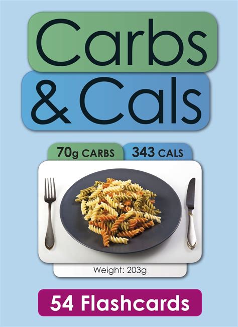Buy Carbs and Cals Flashcards: A Visual Guide to Carbohydrate and ...