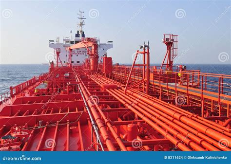 Tanker Crude Oil Carrier Ship Stock Photo - Image of boat, ocean: 8211624