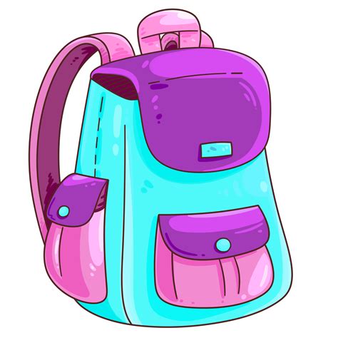 School Materials Clip Art Cartoon Bag PNG 23985133 PNG