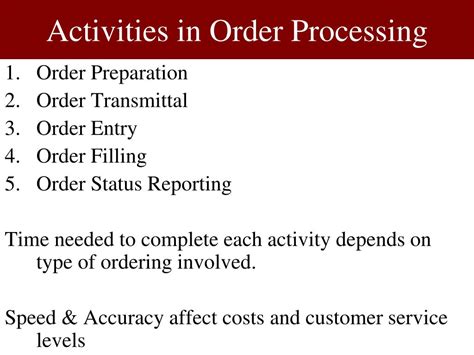 Image result for Order Processing Table