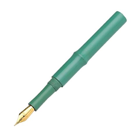 Ranga Giant Sugarcane Premium Ebonite Fountain Pen, Solid Green - Stee ...