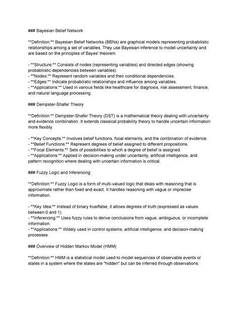 AI suggestions solved - Bayesian Belief Network Definition: Bayesian ...