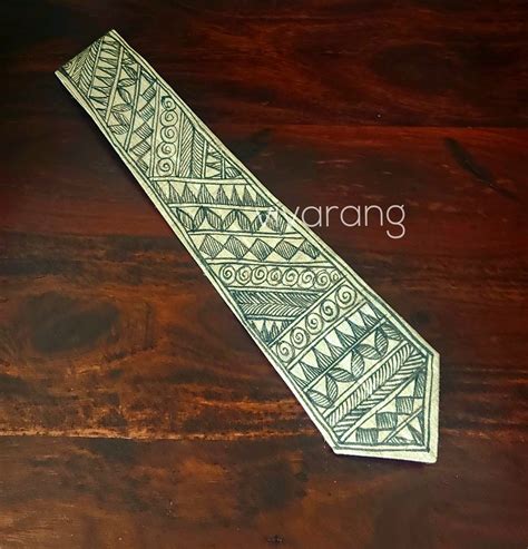 neckties Madhubani tie Christmas gifts gifts for him Indian gifts ...