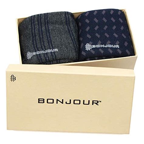 Buy Bonjour Men's Cushioned Woollen Crew Socks - Pack of 2 (Multicolor ...