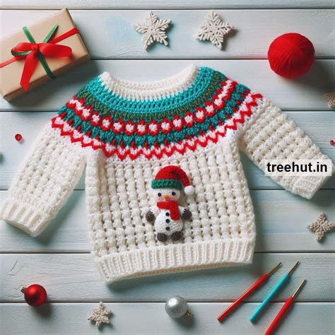 Crochet Christmas Pullover Ideas