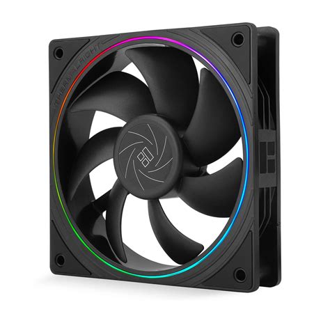 Thermalright TL-S12 CPU Fan 120mm Case Cooler Fan, ARGB Thin Aperture ...