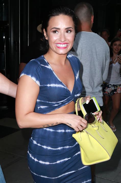 DEMI LOVATO Leaves Her Z100 Pool Party for Cool for the Summer in New ...